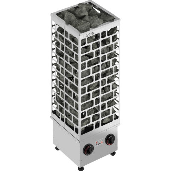 Электрическая печь SAWO CUBOS (4,5 кВт, втроенная система управления, нержавейка)